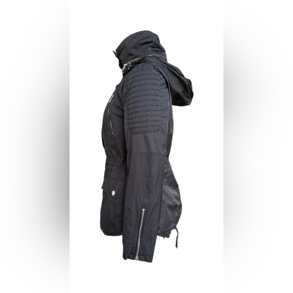 BCBG Generation Black Raincoat